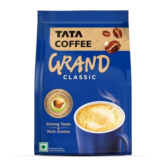 

Tata Classic Instant Coffee, 100g Pouch, Chicory Mix With Strong Taste & Rich Aroma, With Flavour Locked Decoction Crystals