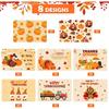 40 Fall Thanksgiving Leftover Containers with Lids, Thanksgiving to Go Food Containers Tin Foil Aluminum Thanksgiving Cookie Treat Containers for