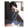 Y2k Vintage T-shirt Women Long Sleeve Print Graphic Tops Streetwear American Retro Grunge Tops E-girls 2000s Tshirts
