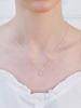 Engbrox [Silver925] Dazzle Star Pearl Necklace