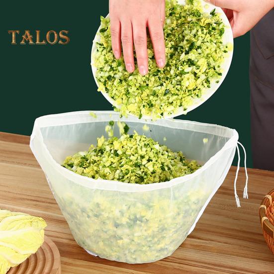 3Pcs Mesh Cheesecloth Bags for Nut Milk Soy Milk Reusable Straining Bags for Dumpling Fillings Unbleached Cloth Strainer for Cooking Baking Juicing