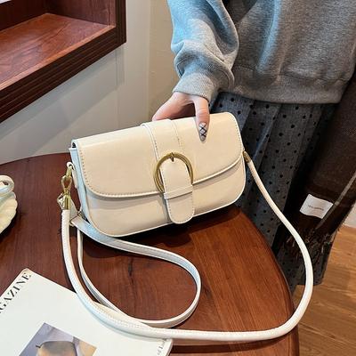 New Fashion Niche Design Popular Versatile Pin Buckle Small Square Bag Shoulder Crossbody Women's Bag