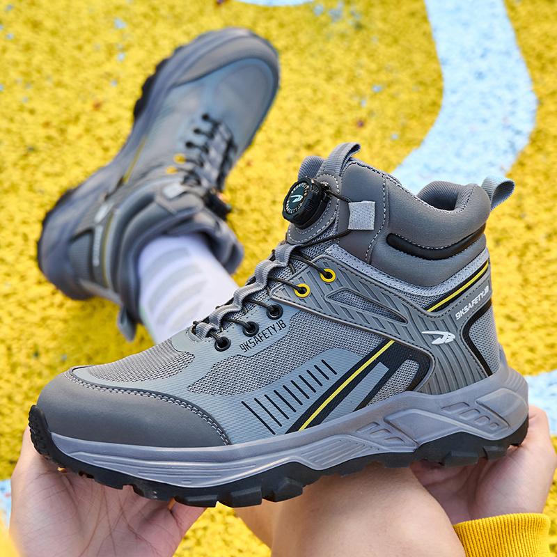 Steel Toe Shoes for Men Women Protective Work Boots Comfortable Work Shoes Puncture Proof Safety Sneakers Indestructible Shoes