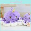 Plush Toy Octopus With Soft Short Plush And Pp Cotton Filling For Gift Kids