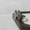 Retro Trendy Korean-Style Open Wing Ring for Men and Women - Simple Woven Student Jewelry
