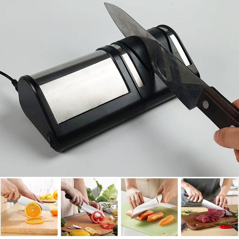 Kuchyňská elektrická ostřička nožů Multifunkční Automatická Profesionální 4 rychlosti Elektrická ostřička nožů Kuchyňské doplňky