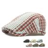 Plaid Beret Spring Summer Thin Cap British Retro Progressive Cap Men's Paintsman's Cap