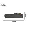 For 2003-2009 Hummer H2 Front & Rear LED Side Marker Signal Light Kit Smoke Lens