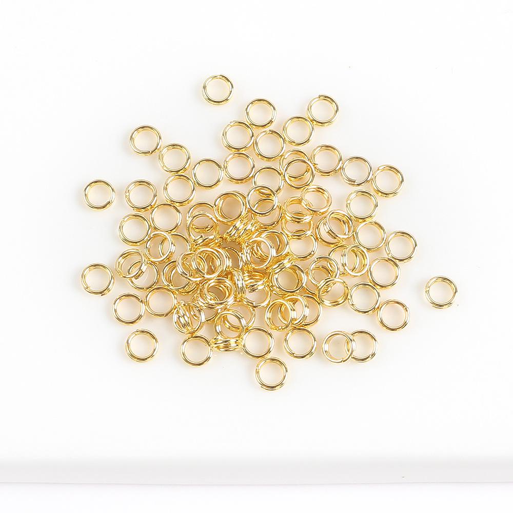 4-20mm Double Loop Jump Rings for DIY Jewelry and Keychain Accessories