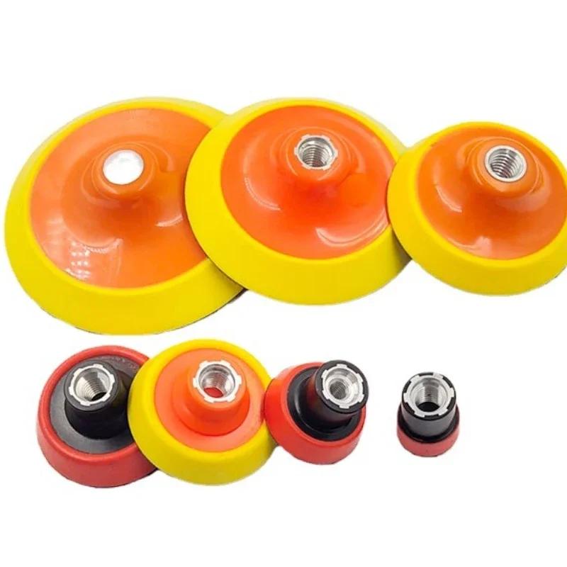 29Pcs Car Foam Drill Polishing Pad Kit 1.2/2/3 Inch Buffing Pads Sponge Set Kit M14 Drill Adapter Power Tool Car Polisher