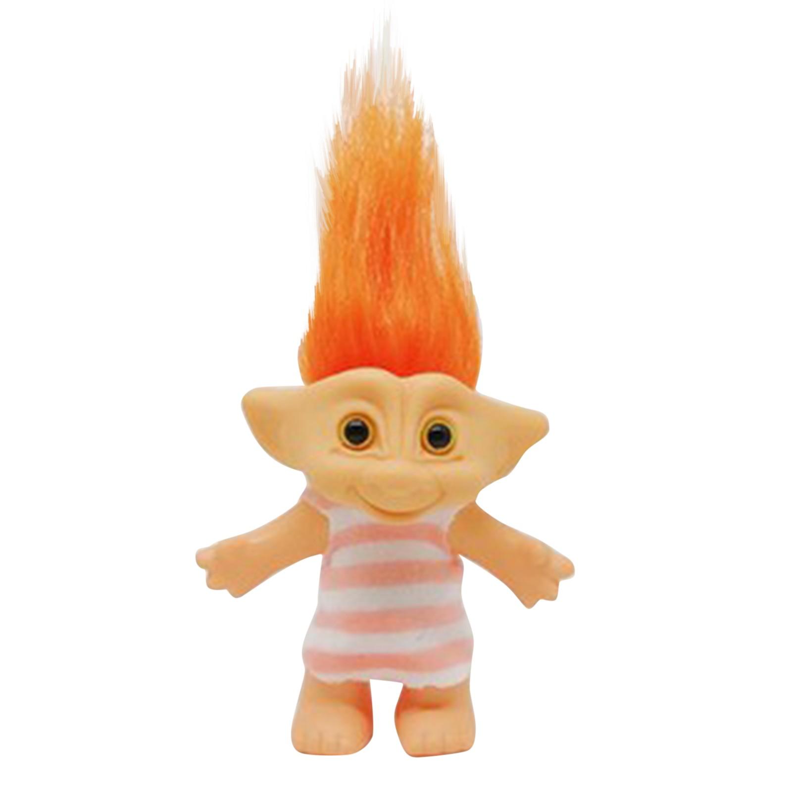 

Уродливая гигантская модель куклы, родившаяся в 80-х годах, ностальгическая юбка высотой 10 см, одежда, свитер, игрушечная кукла-тролль