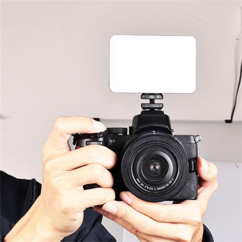 USB Power Rechargeable Light Flexible Multi Directional Head Portable Design Emitting Gentle Illumination for Photography and Video Recording