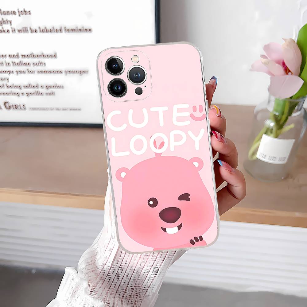 Cute Cartoon L-Loopys Phone Case For IPhone 11 13 16 12 17 14 15 Pro Max Plus Soft Clear Back Cover Coque