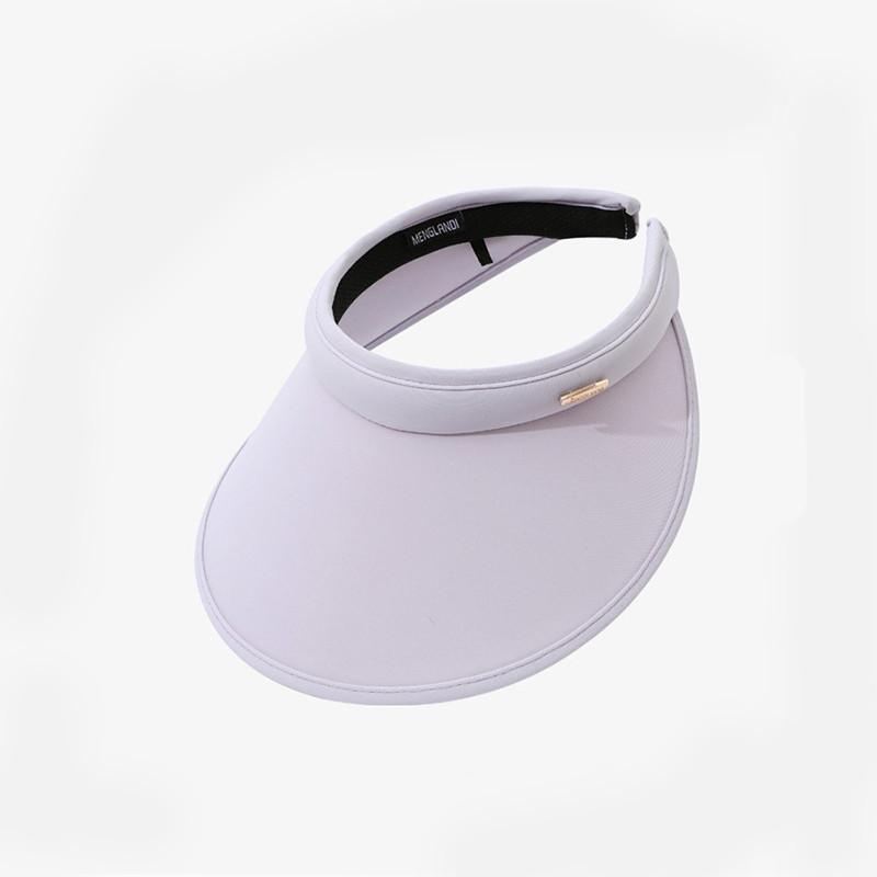 Simple Plain Metal Blank Top Hat Women Korean Fashion Sunshade Face Covering Hat Recommended By Xiaohongshu