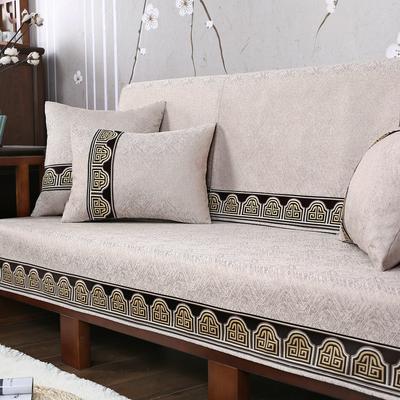 National Color Fanghua New Chinese Style Sofa Cushion Four Seasons Fabric Chinese Style Modern Minimalist Sofa Cover Towel