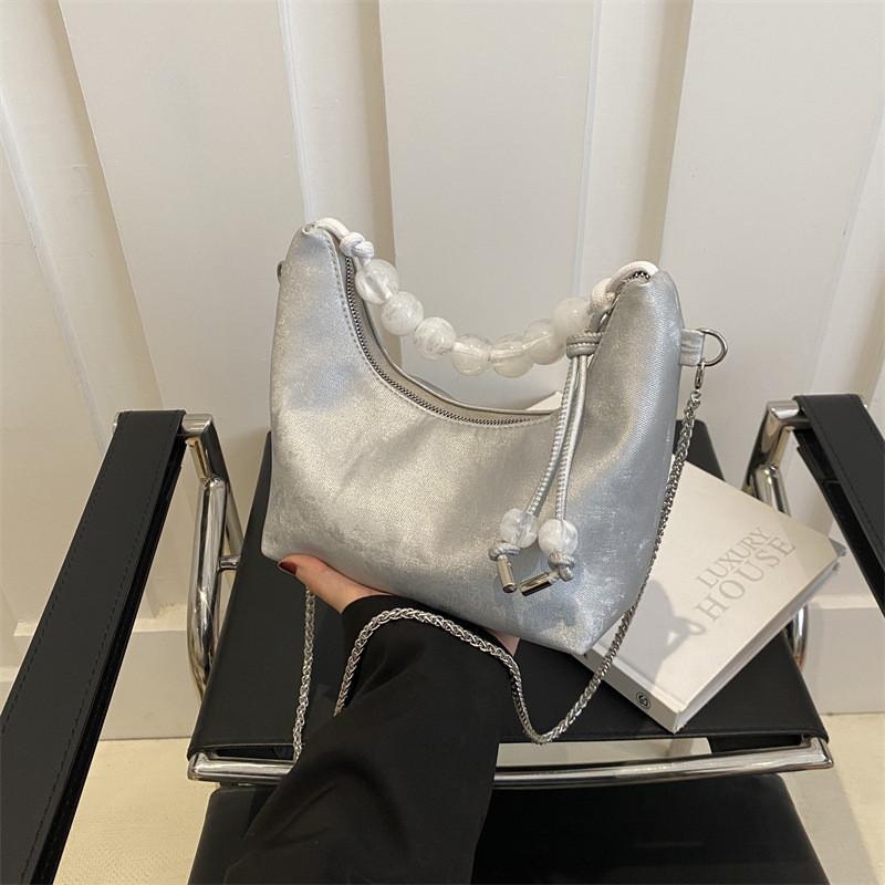 2024 New Trendy Handmade Woven Bag Women s Fashion Retro Straw Tote Bag Large Capacity Shoulder Bag серый