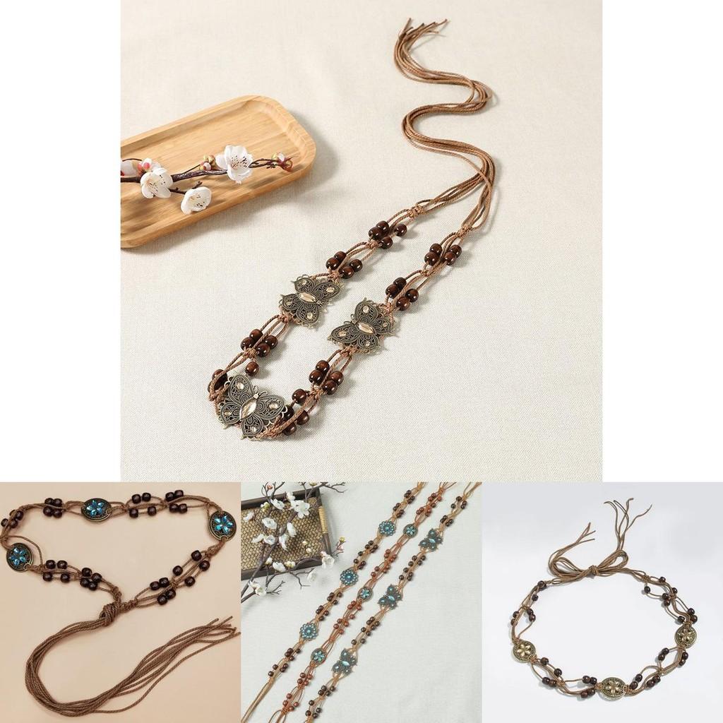 Bohemian Womens Waist Chain With Woven Fabric For Casual Summer Fashion Accessories
