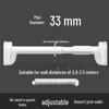 Retractable No-Drill Balcony Clothes Drying Rod, 304 Stainless Steel Hanger for Home Use