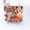 Brother Elephant Monkey Stuffed Doll Keychain Stuffed Animal Toy Animal Plush Toy Plush Keychain