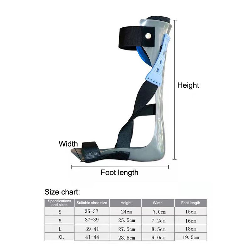 Foot Drop Orthotics Ankle Orthosis Adjustable Elasticity Valgus Orthotics Stroke Hemiplegia Rehabilitation Shoes Foot Supports