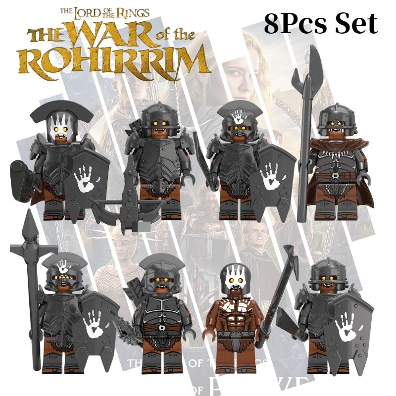 Kt1033 Magic Lord Mini Figure Series Powerful Orc Xp254-261 Children's Educational Building Toy