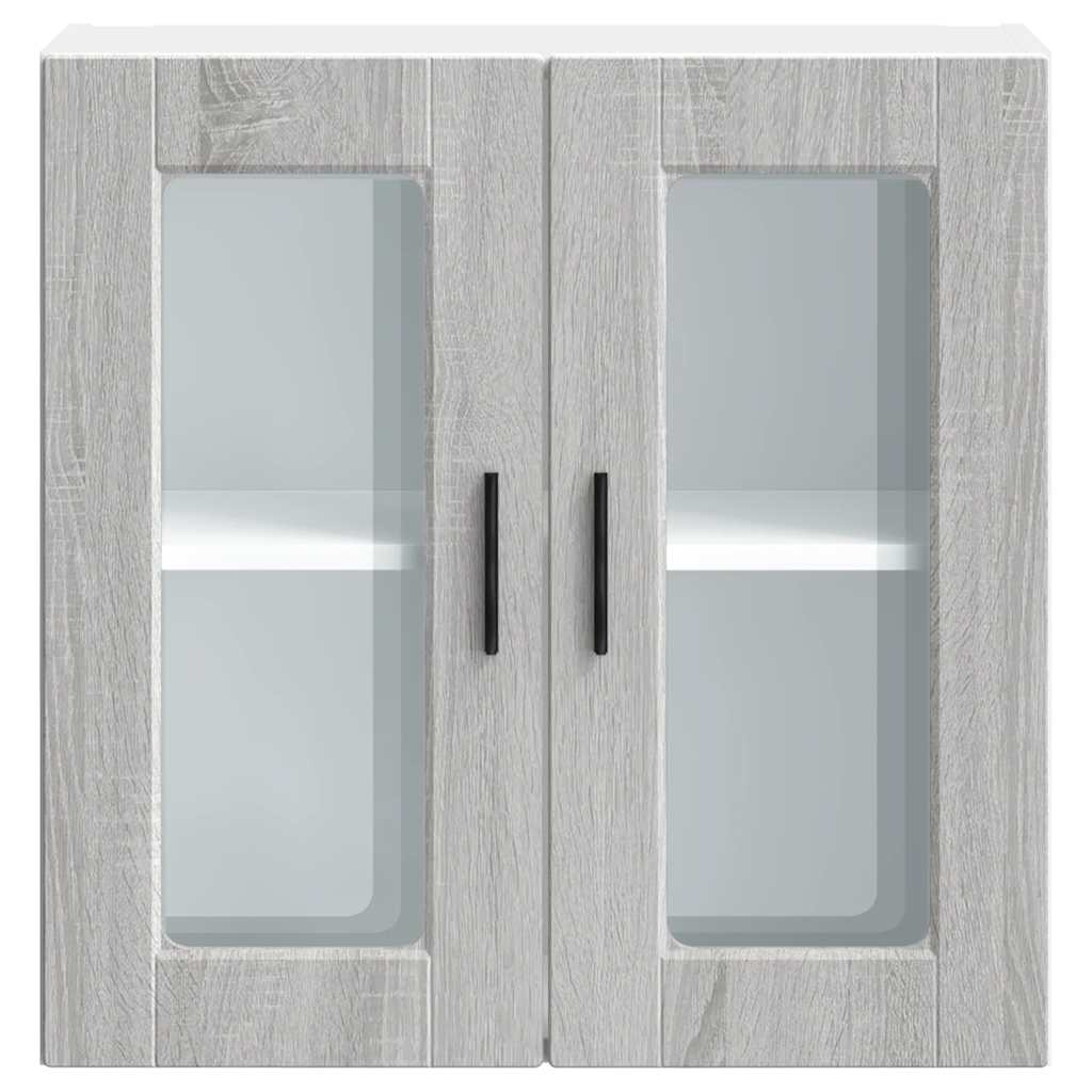 Vidaxl Kitchen Wall Cabinet with Glass Doors, Porto