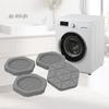 4/8Pcs Anti Slip Washing Machine Foot Pad Furniture Rubber Mat Washing Machine Refrigerator