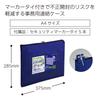 KOKUYO Shuttle Bag Nylon A4 Contact Case, Blue, KUKE-2914B
