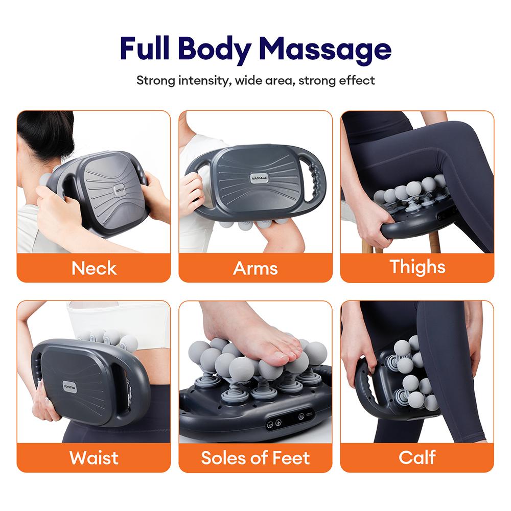 16 Heads Fascia Gun High-Frequency Vibration Deep Body Massage Device Back Waist Thigh Massager Neck Shoulder Muscle masajeador
