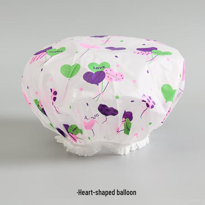 Cute Waterproof Shower Caps (10-Pack)