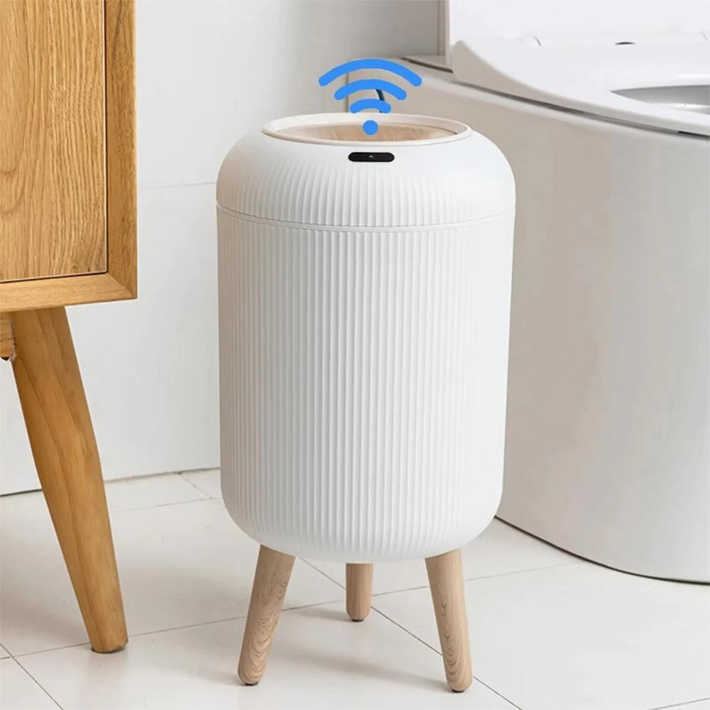 

Waterproof Smart Sensor Wastebasket 10L Smart Dustbin for Kitchen Bedroom зелений