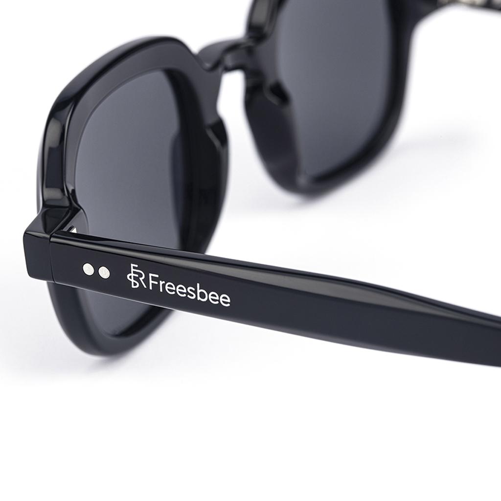 

Сонцезахисні окуляри Freesbee Belmont з ацетату унісекс чорний