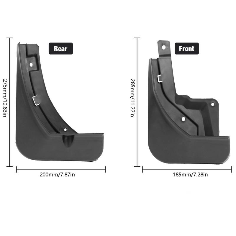 4Pcs For Great Wall Haval F7 Splash Guards mudguards Fenders Mudflaps Mud Flaps Mud Guards Front Rear Car Accessories 2024 2025