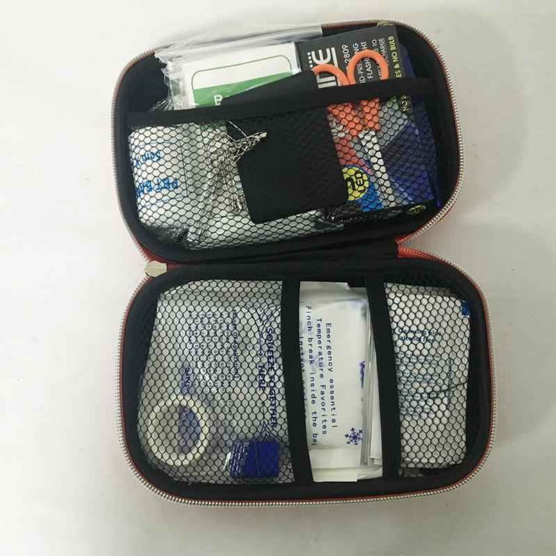 EVA Medium First Aid Kit: Comprehensive Outdoor & Car Emergency Bag for Family Use