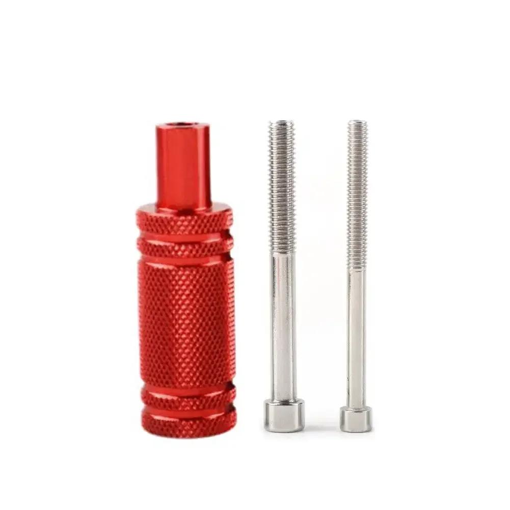 

1 шт. кронштейн для фары крыла мотоцикла, светодиодная фара, опорное основание для противотуманных фар M8/M6, внешняя модификация, кронштейн из алюминиевого сплава красный