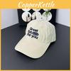 Fashion Casual Cotton Unisex Baseball Hat With Letter Embroidery For Outdoor Use