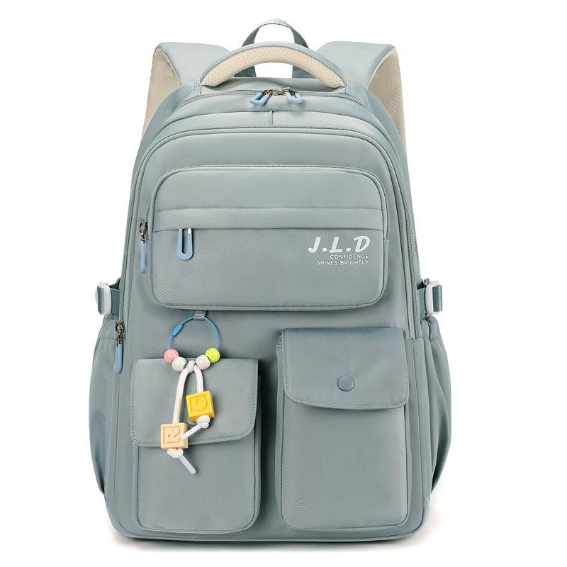 New Student Backpack for Junior High School Students Large Capacity Backpack for Primary School Students Schoolbag for Female Spine Protection