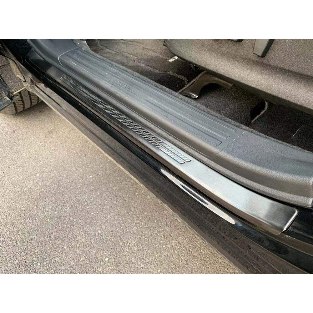 RUIQ Subaru Forester SL Series Exterior Stainless Steel Step Side Step Garnish Designed Exclusively for the Subaru Forester Garnish, (Silver) -