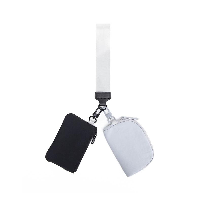 Wristlet Portable Lulu Card Case Bank Card Mini Coin Organiser