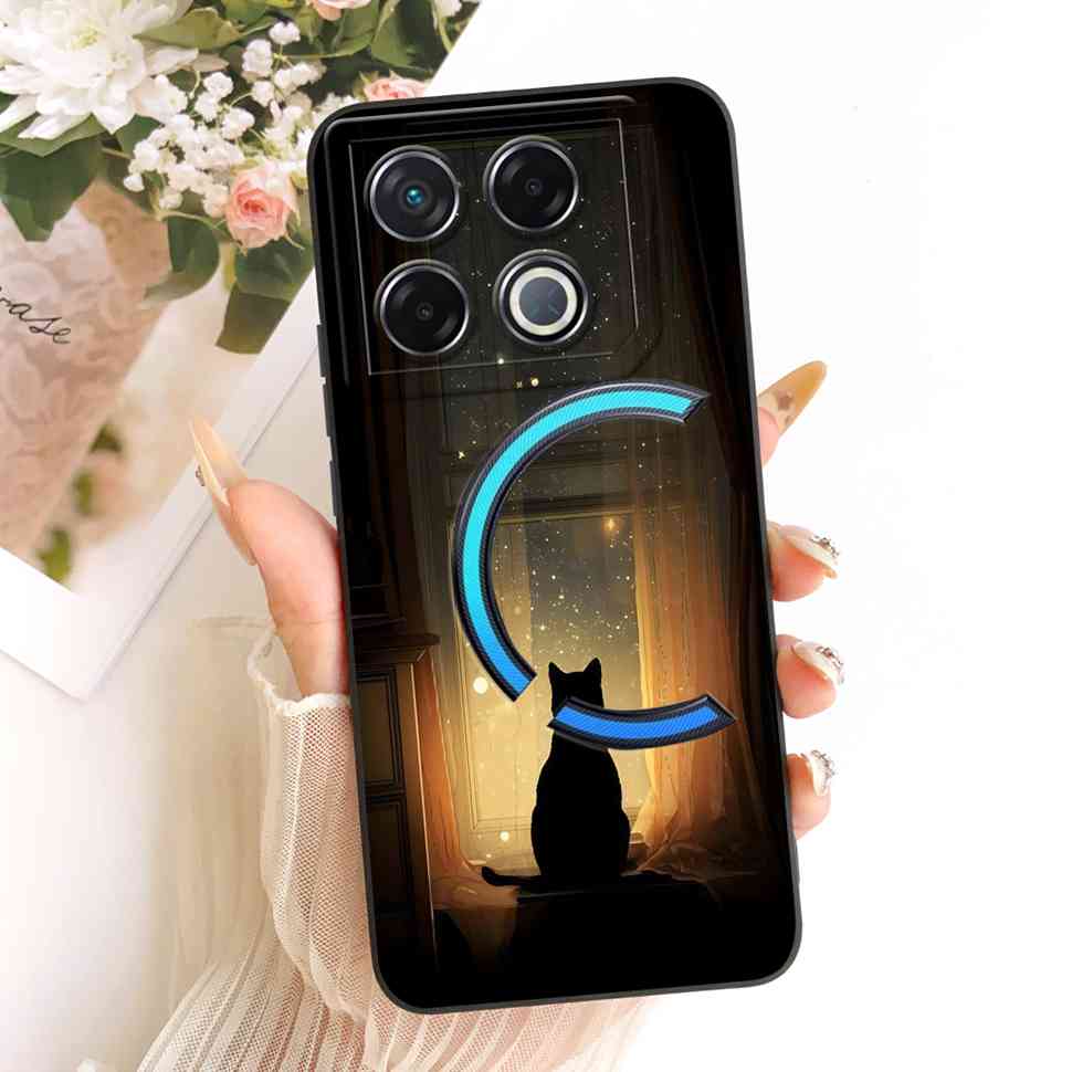 For Infinix GT 20 GT20 Pro Case Lucky Cute Cat Rabbit Cartoon Pattern Back Cover For Infinix GT 20Pro X6871 Phone Shell Coque