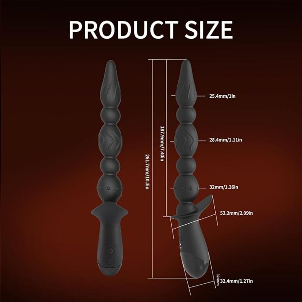 Beads Anal Dildo Vibrators for Men Women Silicone Butt Plug Vibrator Male Prostate Massager Couples Masturbator Buttplug Sex Toy