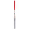 1 Pcs 180Mm Long Art Craft Flat Diamond File Grinding Tool Red Silver Tone