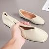 Shoes for Women 2024 Summer Concise Shallow Slip On Women's Casual Shoes Fashion Light Soft Leather Ladies Mary Jane Shoes
