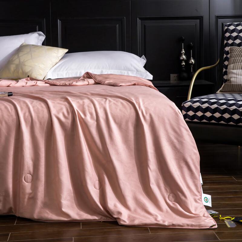 All-Season 100% Tussah Silk Quilt with 60S Cotton Jacquard Cover