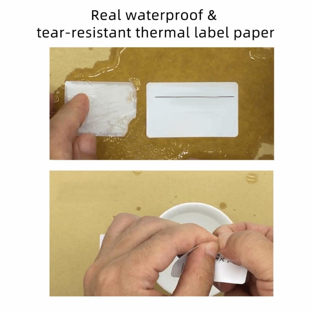 Roll Thermal Label Thermal Label Paper PVC Product Label Easy To Print Thermal Sticker Supermarket
