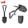 Carbon Steel Engineer Shovel with Sawtooth