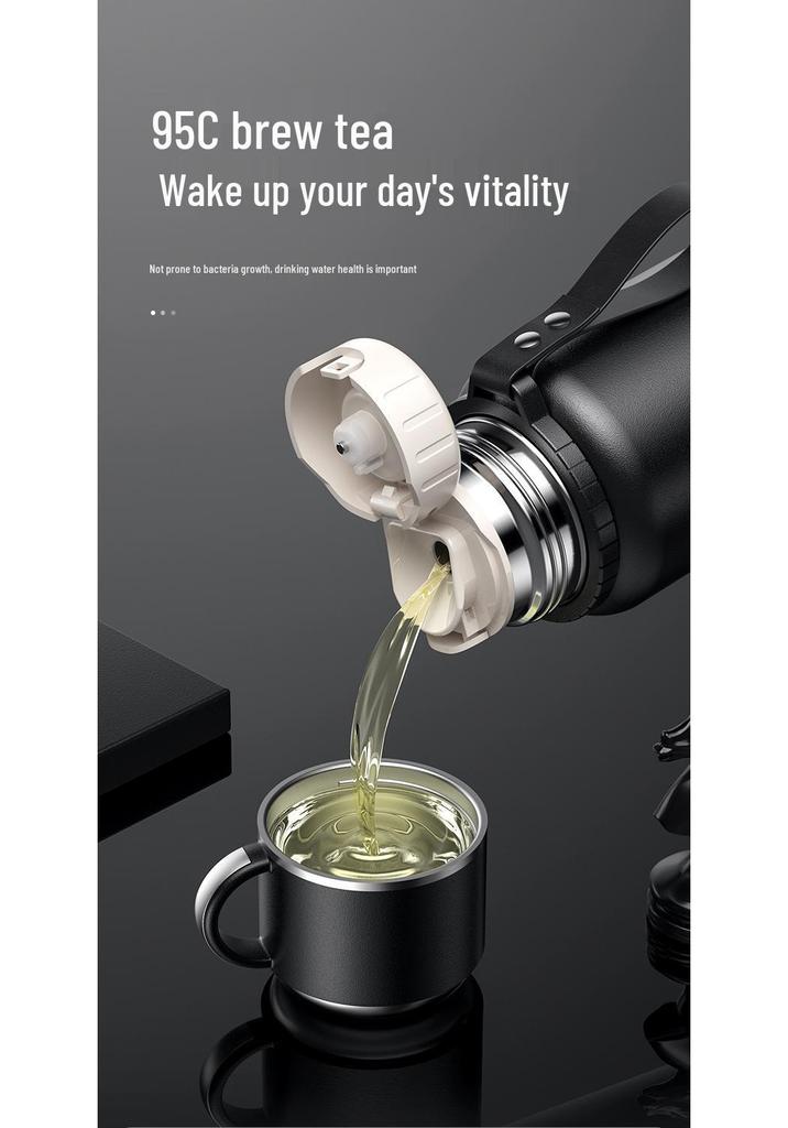 Premium 316 Stainless Steel Large Capacity Tea Infuser Thermos Mug