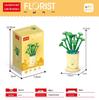 Succulent Bonsai Building Block Flowers - Compatible with Lego, Small Particle Assembly Toys for Girls