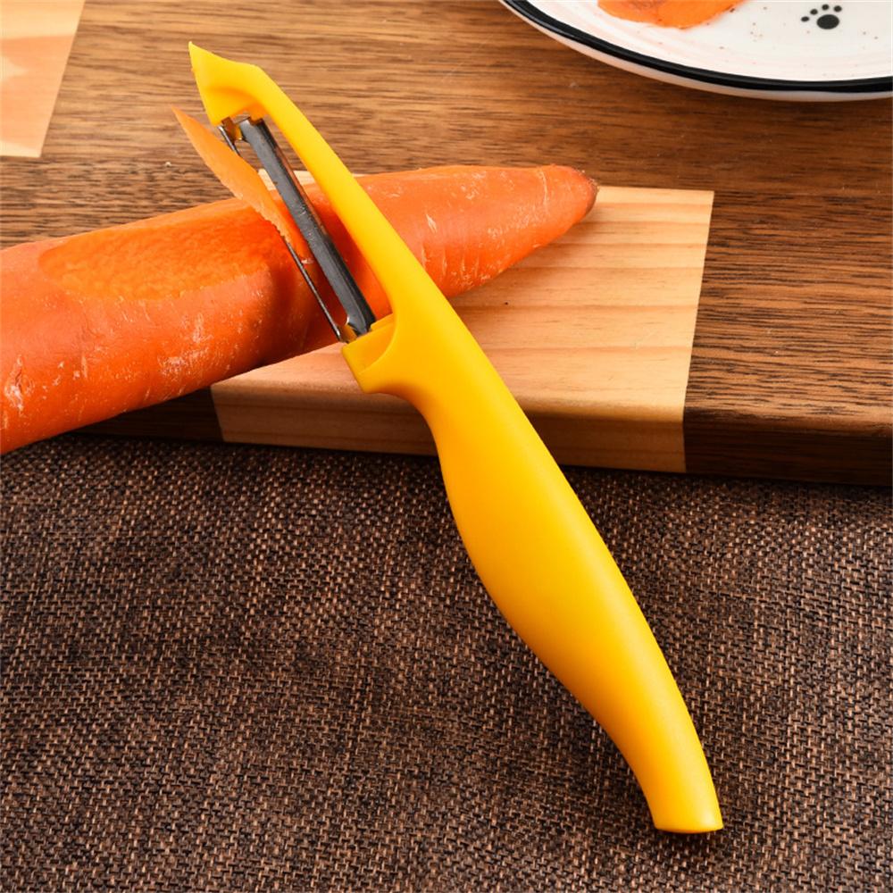 2/4/6PCS Vegetable Peeler Modern Handheld Stainless Steel Fruit Cutter Tool Melon Planer Multi-function Health Yellow