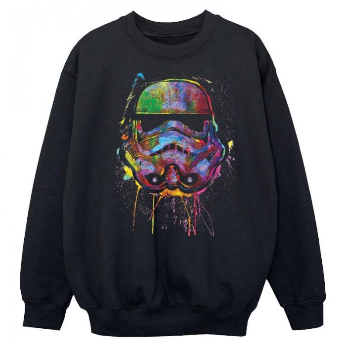 Star Wars Boys Paint Splats Helmet Sweatshirt